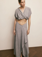 Топ «Essential Crop» серый