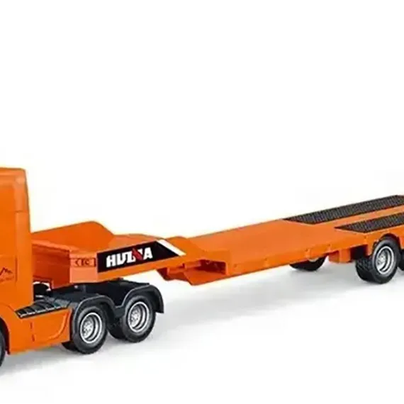 Металлический грузовик трейлер HUI NA TOYS масштаб 1:50 - HN1730