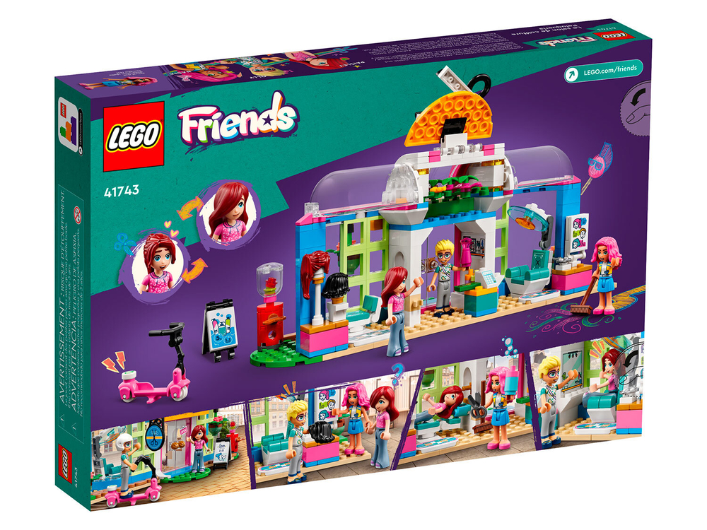 LEGO Friends 41743 — парикмахерская Хартлейк-Сити, стиль и игра