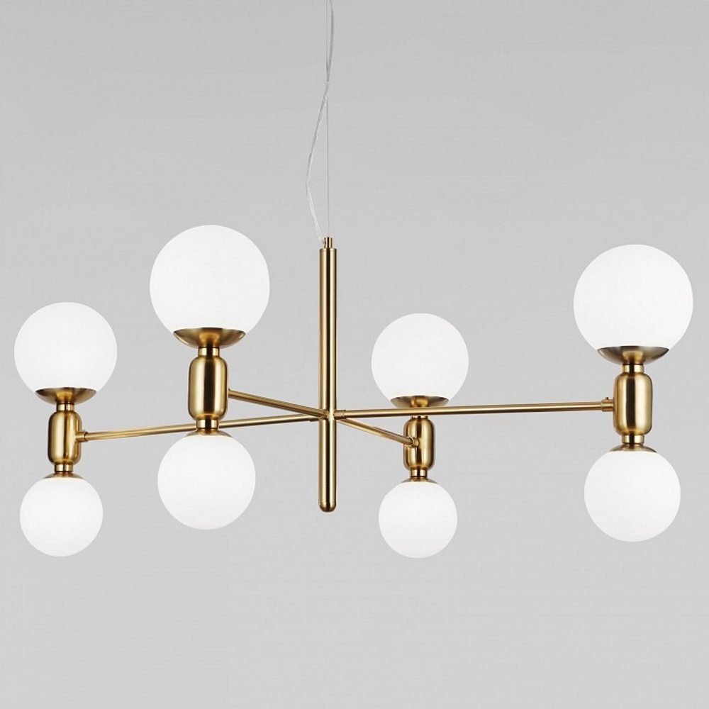 Подвесная люстра Eurosvet Bubble 30182/8 латунь