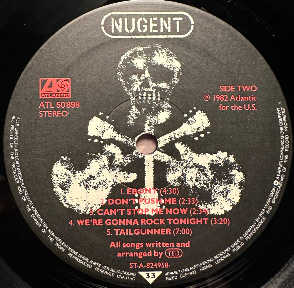 Ted Nugent - Nugent (Германия 1982г.)