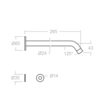 Сенсорный встраиваемый кран для раковины с блоком питания SOLTRONIC 8121TB
