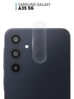 Стекло на камеру ROSCO для Samsung Galaxy A35 (арт.SS-A35-CLEAR-CAM-GLASS )