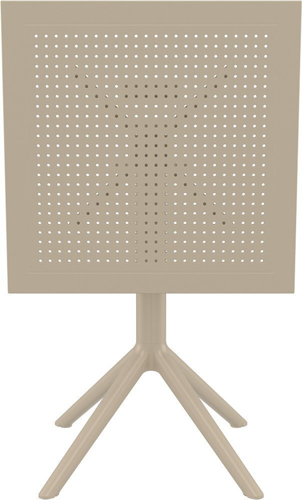 Стол пластиковый складной Siesta Contract Sky Folding Table 60, бежевый