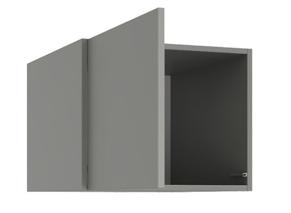 Антресоль на 1 дверный шкаф Сиэтл, серая