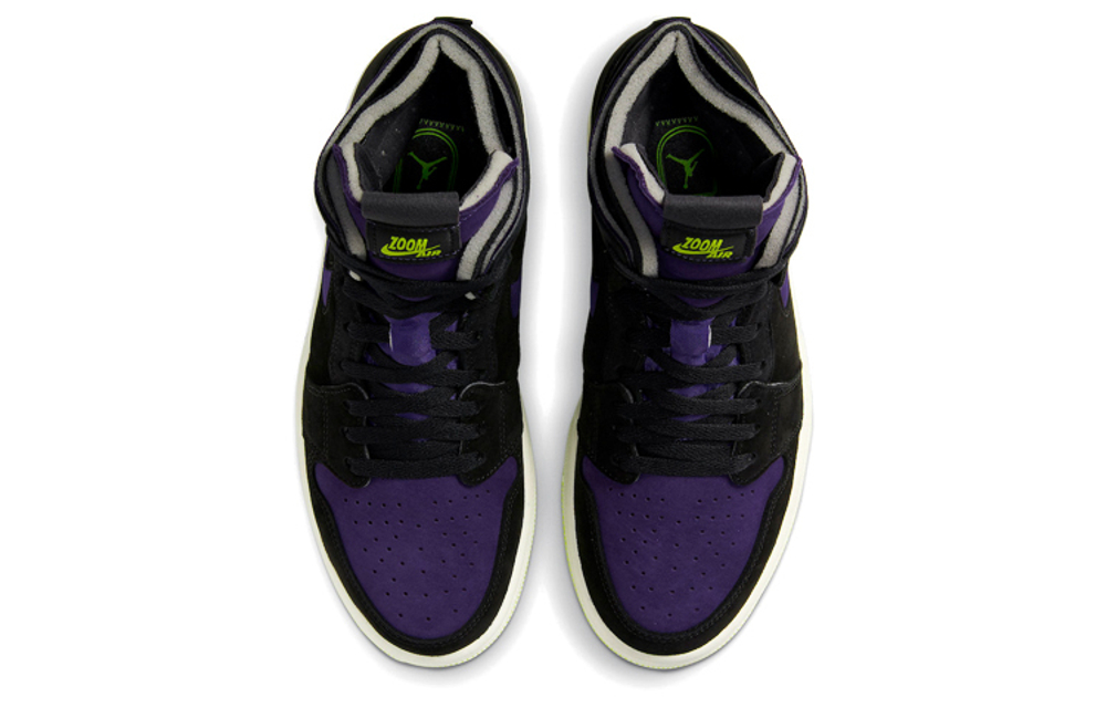 Кроссовки Jordan Air Jordan 1 High Zoom Air Cmft "Plum Purple" (Женская размерная сетка)