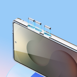 Усиленный прозрачный чехол (Gradient Desert Gold) с поддержкой MagSafe от Dux Ducis для Samsung Galaxy S25 Ultra, серия Zest Series Case