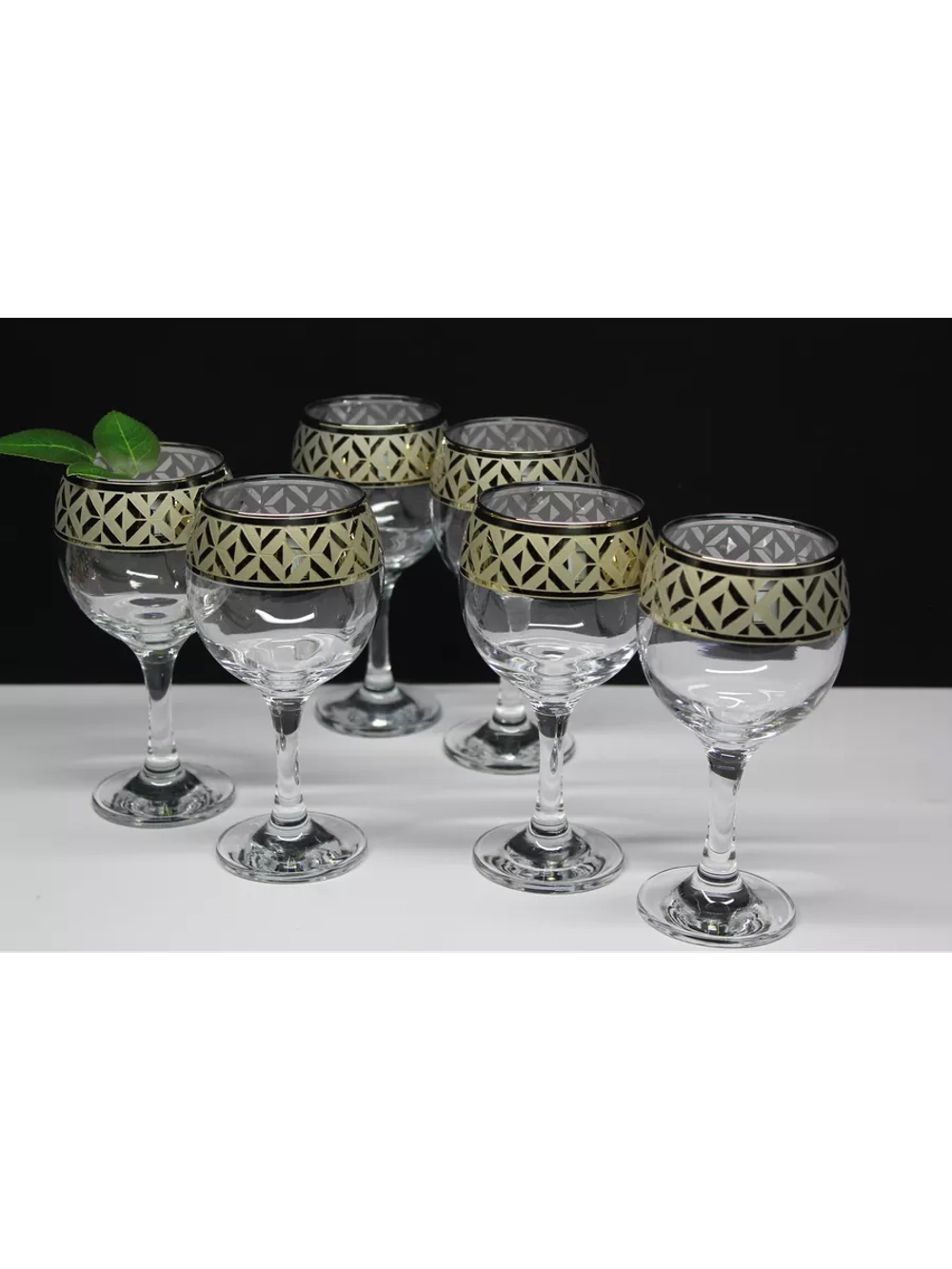 Фужеры для вина 6 штук "Геометрия"