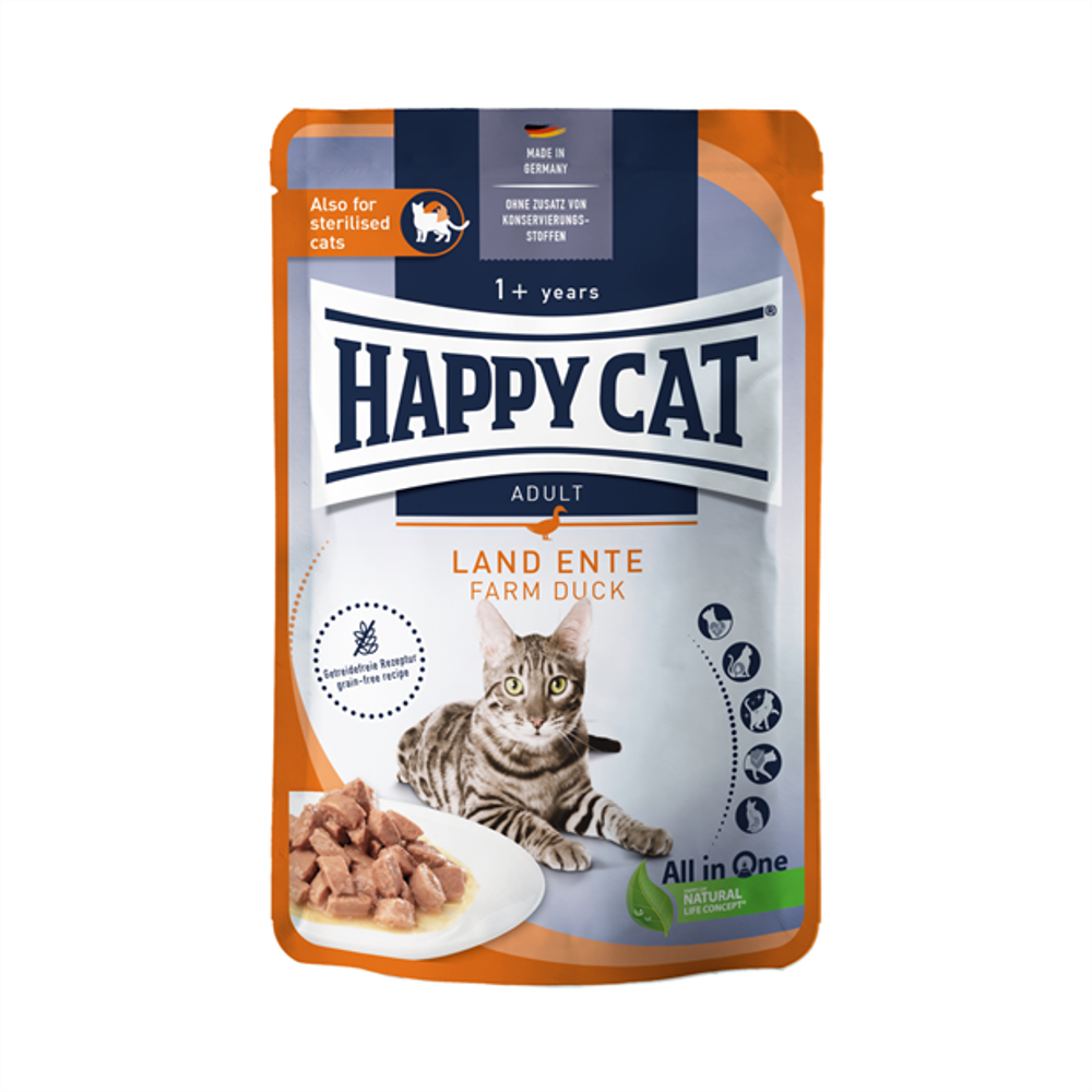 Happy Cat Culinary Мясные кусочки в соусе (Утка)