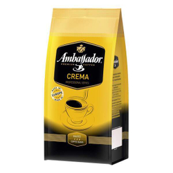 цена Кофе в зернах Ambassador Crema, 1 кг (Амбассадор)