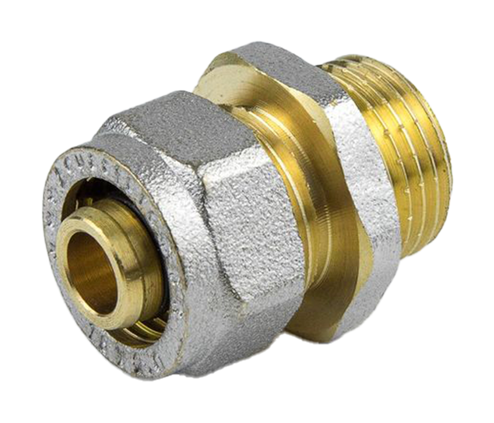 Патрубок М/П 16 * 3/4   Ц-Ш    АТМ  (250/10шт)