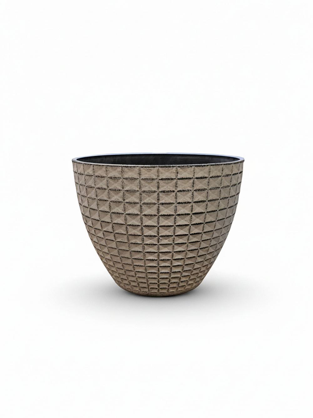 Кашпо Этно диаметр 22см х высота 17см, 4л