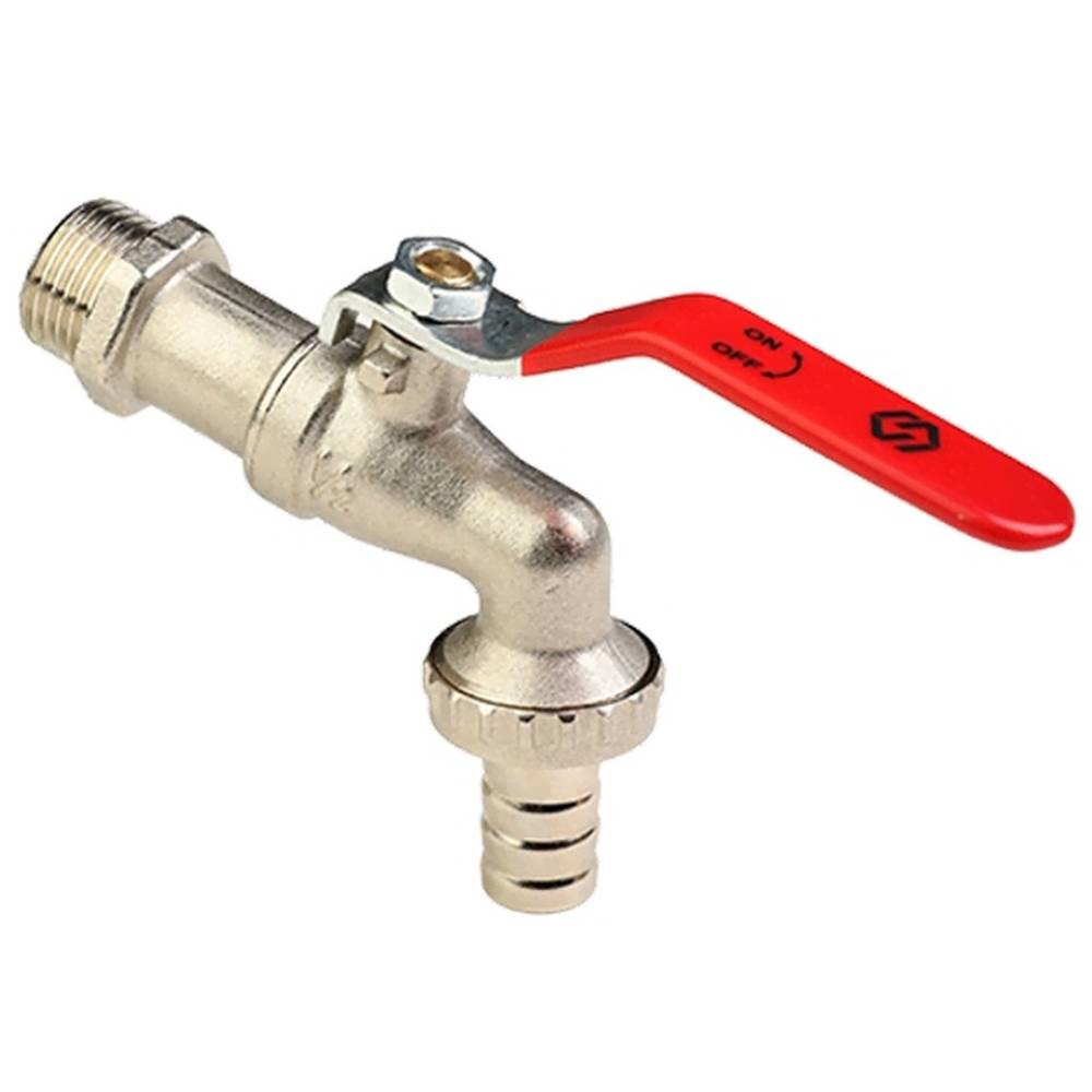 Кран шаровый латунный водоразборный MVI 1/2 рычаг