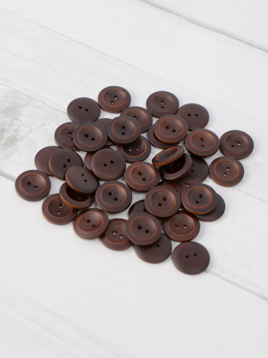 Пуговицы CONCEPT Button of Olive Wood, размер 20 мм, дерево оливы