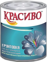 Грунтовка ГФ-021 0,8  кг красно-корич. КРАСИВО