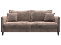 Диван прямой Лига-064 НПБ ВЕЛЮР TOWER 05 бежевый