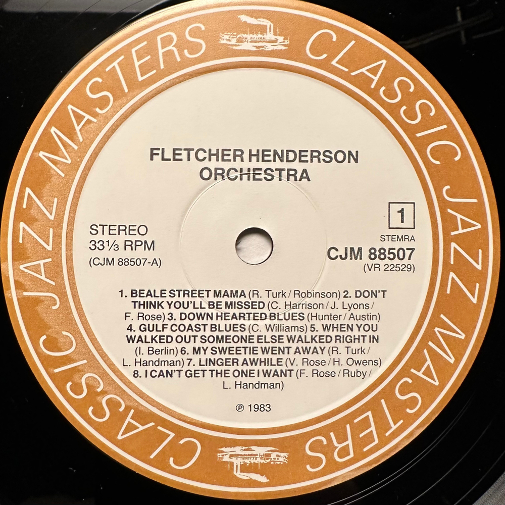 Fletcher Henderson Orchestra With Louis Armstrong & Coleman Hawkins 1923-1927 (Голландия 1983г.)