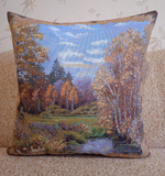 Декоративный гобеленовый чехол Осень 47х47