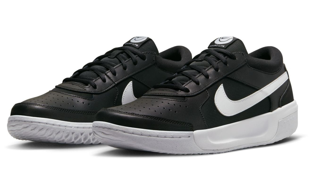 детские Кроссовки теннисные Nike Zoom Court Lite 3 JR - черный