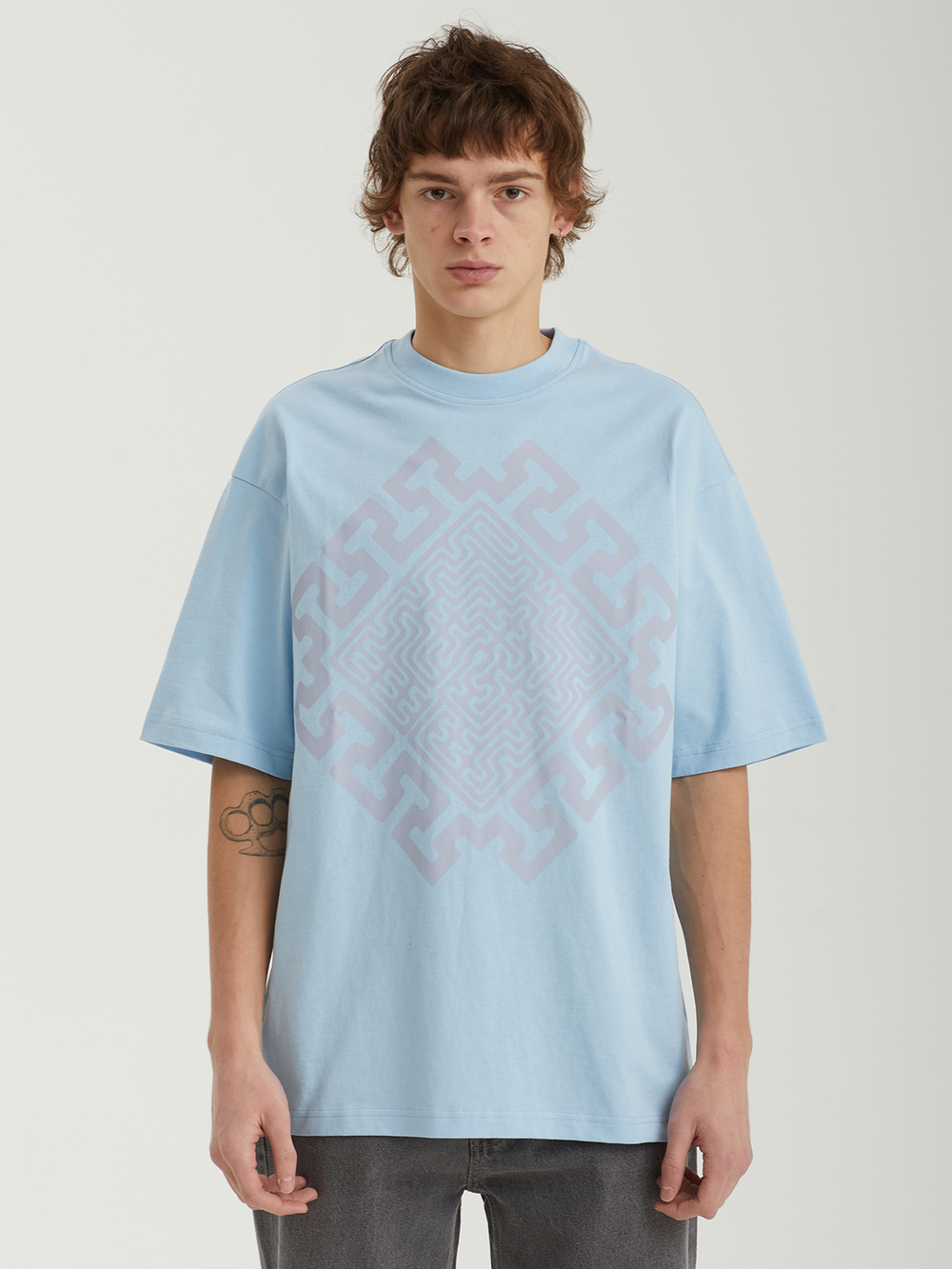 Мужская Футболка Ttt Maze