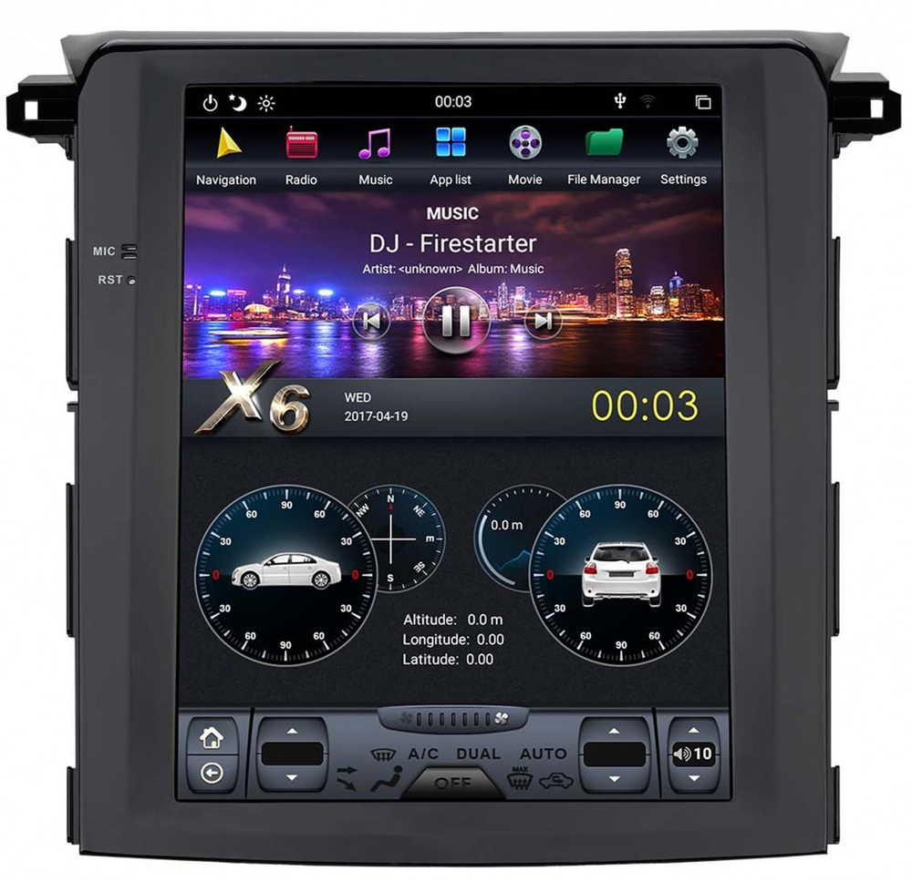 Магнитола для Subaru 2017-2023 Forester 5, XV 2, Impreza 5 - Carmedia ZF-1176-Q6 вертикальный экран в стиле "Тесла" на Android 11, 8Гб+128Гб, CarPlay, 4G SIM-слот