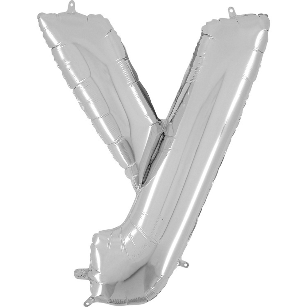Шар Буква Серебро 66 см