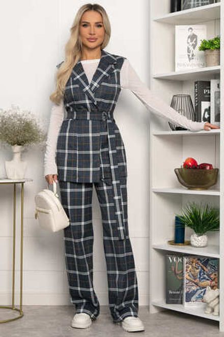 Костюм брючный Амстердам (синий) К14291-12М LT Collection