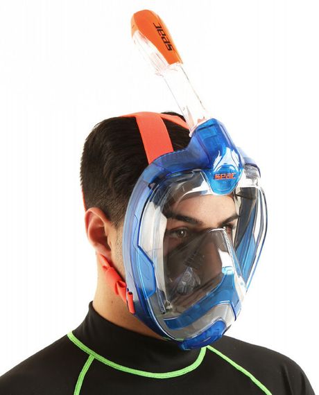 Маска полнолицевая Seac Magica Blue/Orange