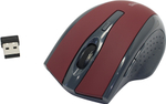 Манипулятор Defender Wireless Optical Mouse Accura &lt; MM-665 Red &gt; (RTL) USB 6btn+Roll беспр. &lt; 52668