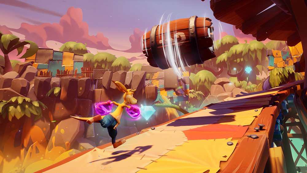 Kao The Kangaroo (картридж для Nintendo Switch, интерфейс и субтитры на русском языке)