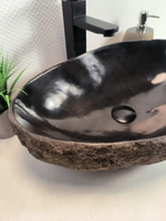 Раковина из речного камня RS-65623 51*32*15 0862