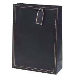 GAEM Пакет подарочный L (бумага 210г/м2, блок 12шт), L31 W12 H42 см, 10в.