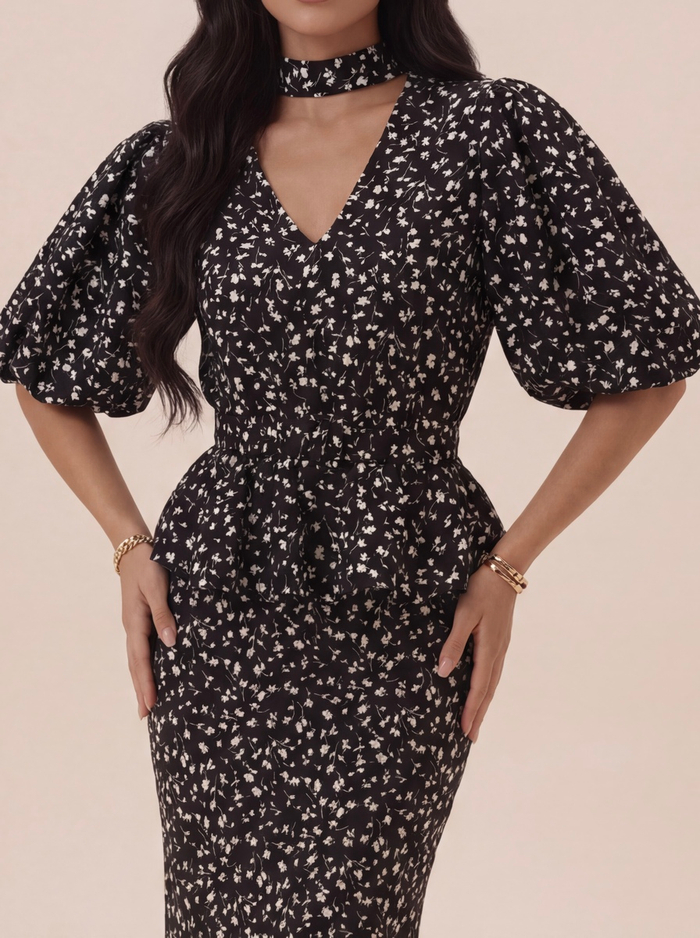 Блуза в цветочек