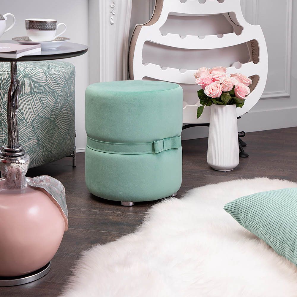 Банкетка COCO Аквамарин Сильвер