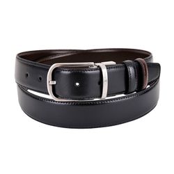 Ремень Piquadro C11 двусторонний черно-коричневый из кожи (CU3049C11/NM) 1