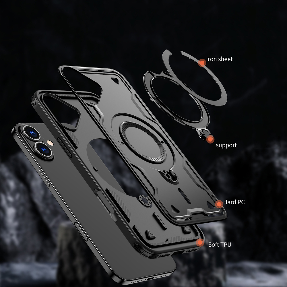 Чехол Magneto Case с кольцом для iPhone 16
