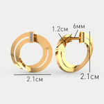 Серьги золотые