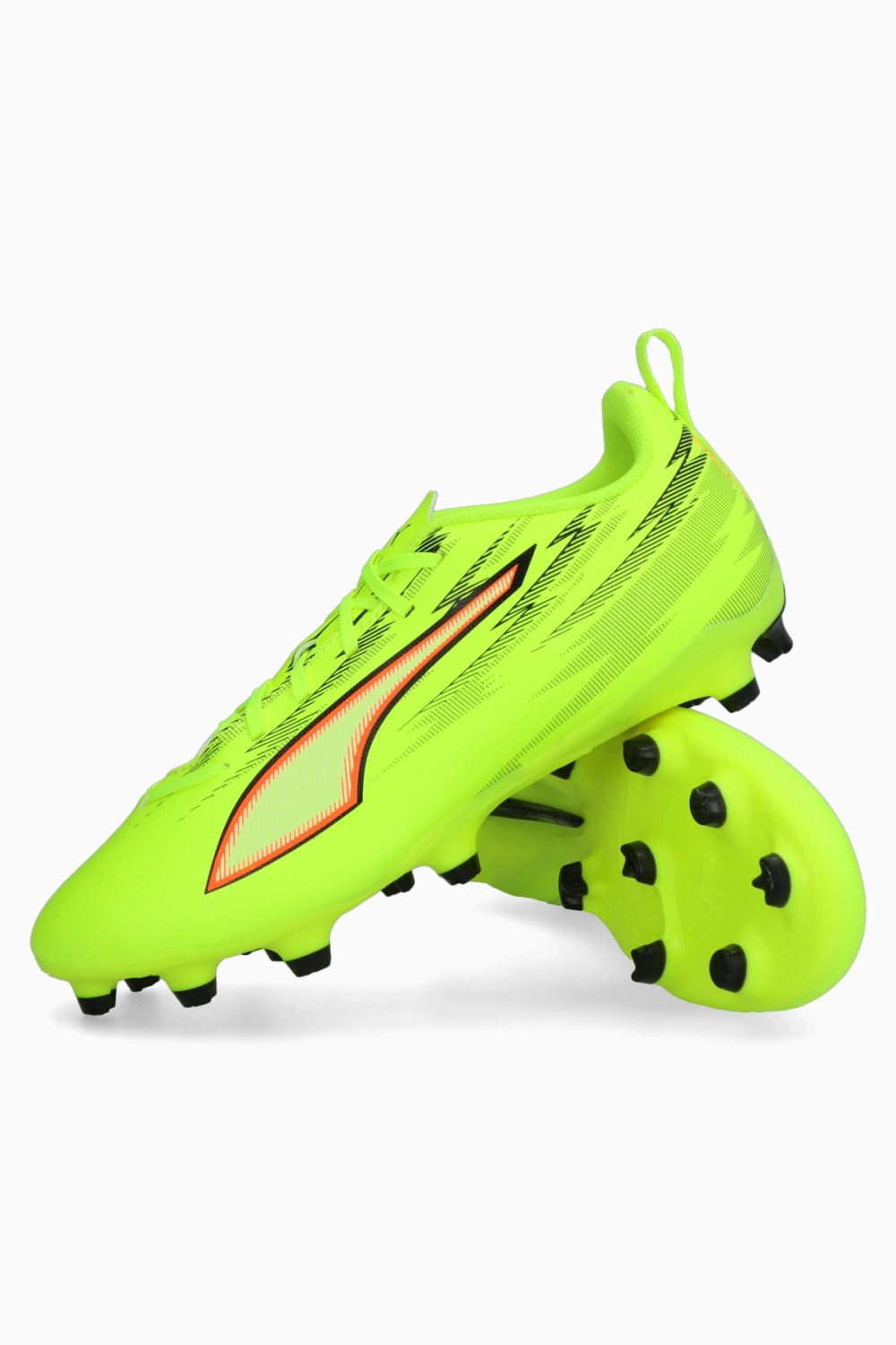 Бутсы Puma Ultra 6 Play FG/AG Junior - зеленый