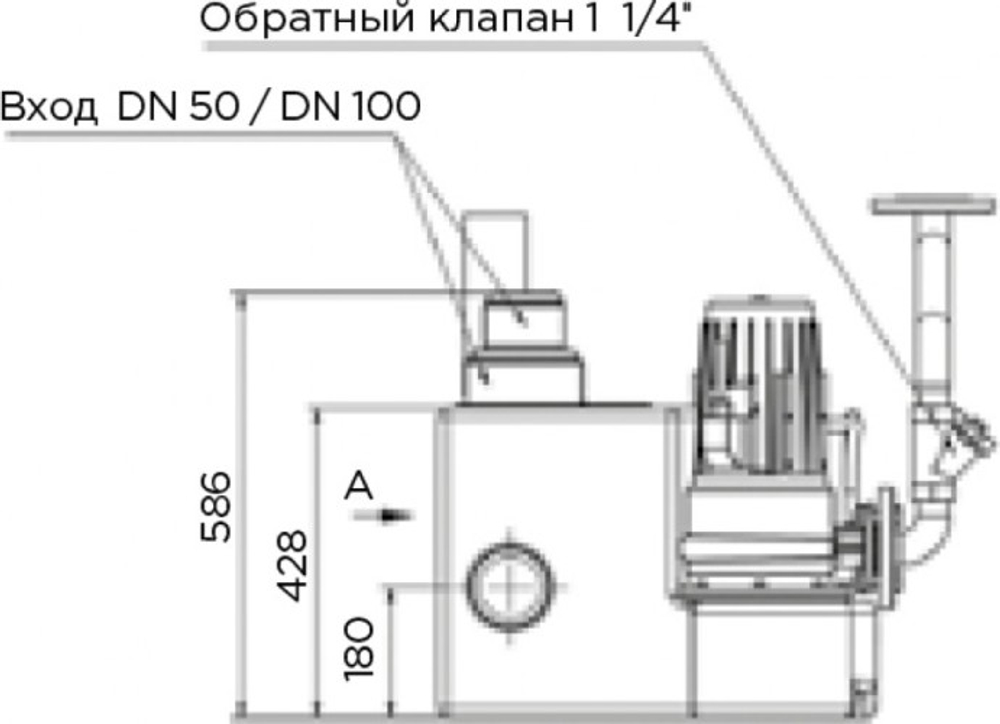 Установка канализационная SFA CUBIC2GRSE71.3T