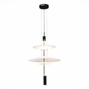 SL6101.413.01 Люстра подвесная ST-Luce Черный/Белый LED 1*15W 3000K ISOLA