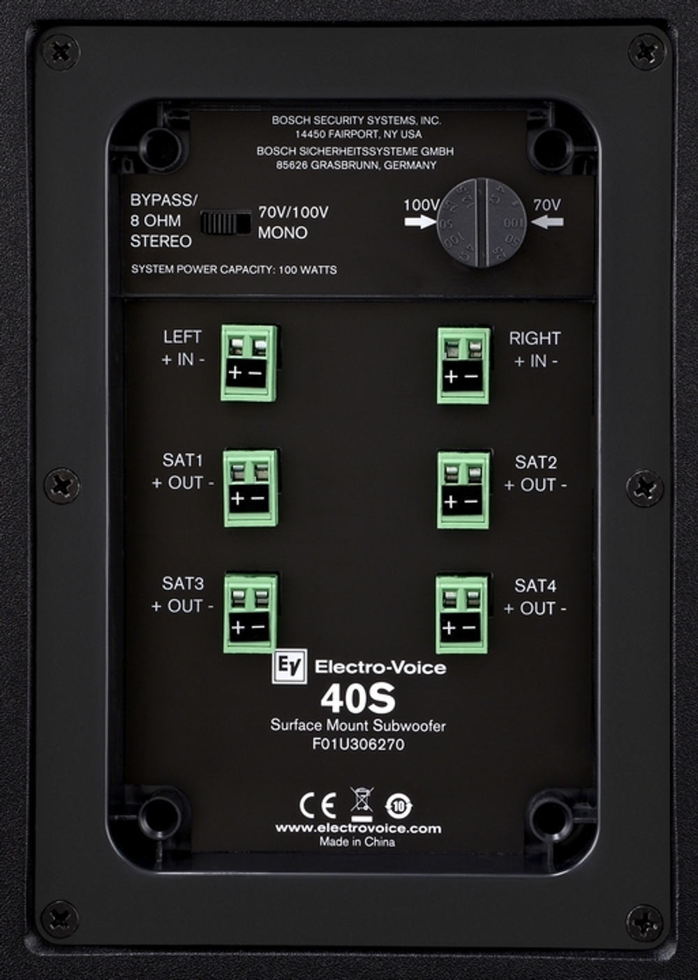 Electro-Voice EVID-40S сабвуфер, 8', цвет черный