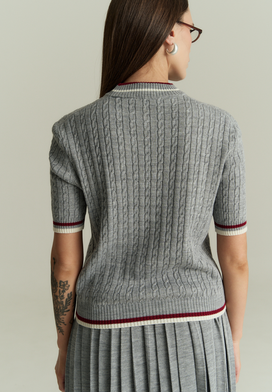 Джемпер с коротким рукавом GIA