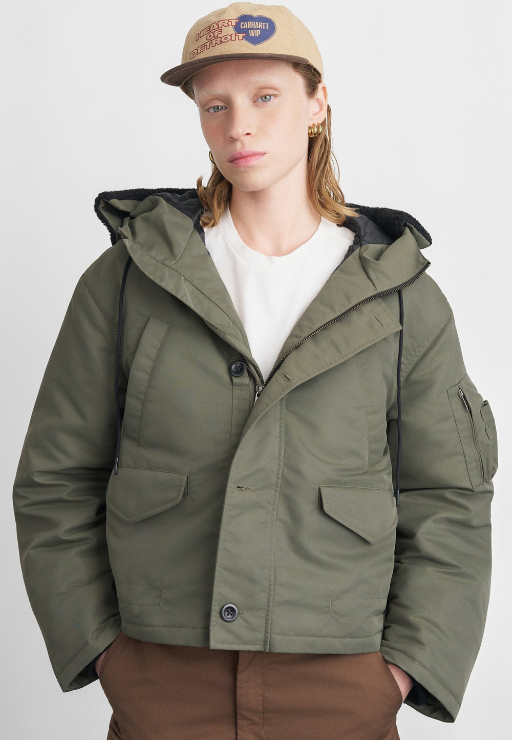 Carhartt WIP OLTERA - Зимняя куртка - Хаки