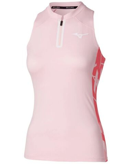 Женский топ теннисный Mizuno Daybreakers Printed - barely pink