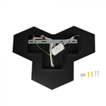 Настенный светодиодный светильник V-TAC, 9 Вт, 3000К, Черный, IP20, SKU 8223