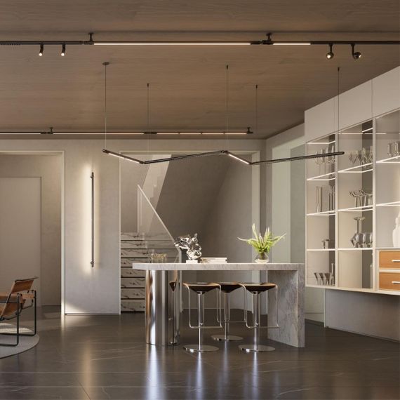 Трековый светодиодный светильник Novotech Konst Glat 359362