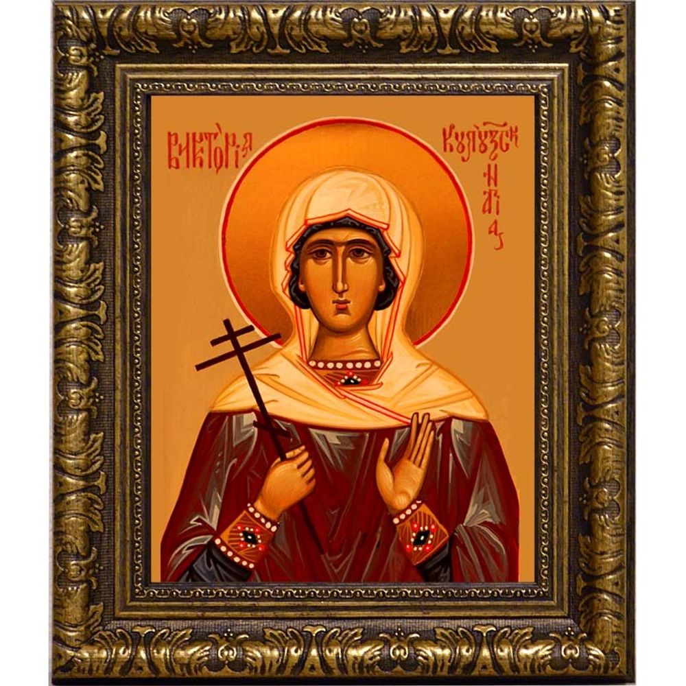 Виктория Кулузская святая мученица. Икона на холсте.