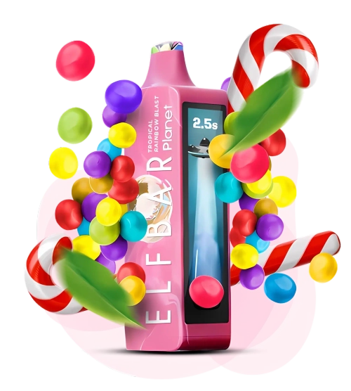 Elf Bar Planet 25000 - Tropical Rainbow Blast (5% nic)