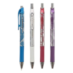 Ручка шариковая, масляная, автоматическая, Vinson, синие чернила, серия "VINSON EXCEED", 4 цвета корпуса, 24 шт