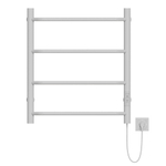 Полотенцесушитель MIXLINE MIRA  60х50 (таймер, 201 Вт, 4 перекладины) электрический БЕЛЫЙ